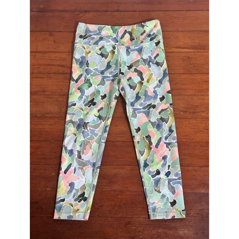 Athleta Girl Size 14 Leggings Pastel Camo Activewear